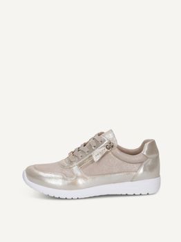 CAPRICE Sneaker, beige, made of Leather and synthetic, Size 40