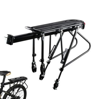 Portaequipajes trasero para bicicleta XANES de aleación de aluminio con liberación rápida,portaequipajes trasero con luz