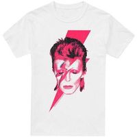 david bowie camiseta manga larga aladdin sane para hombre