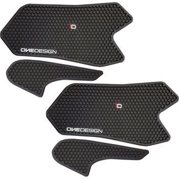 Rodilleras depósito Ducati Panigale negro par