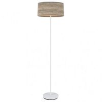 fabrilamp pie salon jerte 1xe27 blanco madera gris 165x40x40 cm