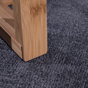 Alfombra tejida a mano Randora gris  150x170 cm hexagonal