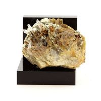 siderite cuarzo piedra de pirita natural de francia saint-pierre-de-meage-magnifico especimen de minerales multicolores ideal para coleccionistas