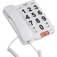 logik l05cbig10 corded phone white