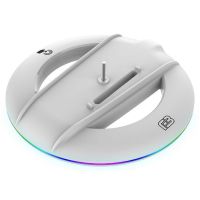 blackfire soporte vertical rgb led blanco para ps5 slim
