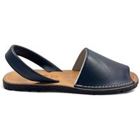 timbos alpargatas outlet menorquina de piel para mujer color azul 129880 para mujer