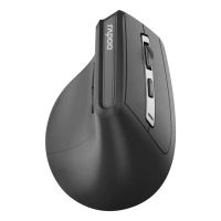 raton rapoo ev310m inalambrico vertical 2400 dpi negro mano derecha