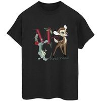 bambi camiseta merry christmas para mujer