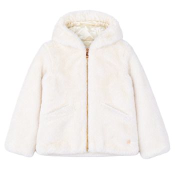 Guess Cazadora FAUX FUR HOODED LS JACKET W/ZI para niña