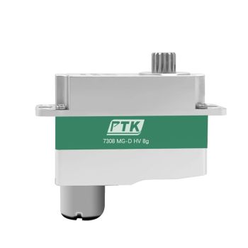 PTK 7308MG-D Micro Servo 8g Mayorista de dientes metálicos digitales de metal Avión modelo de caja de metal DLG Glider A