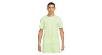 maillot de manga corta nike dri fit uv miler amarillo  hombre