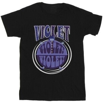 Willy Wonka Camiseta Violet Turning Violet para niña