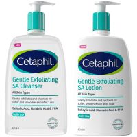 cetaphil sa exfoliating daily duo for face  body