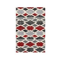 alfombra de hogar 100 polipropileno 135 x 190 cm modelo toscana color rojo - crevicosta