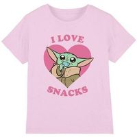 disney camiseta i love snacks para nino
