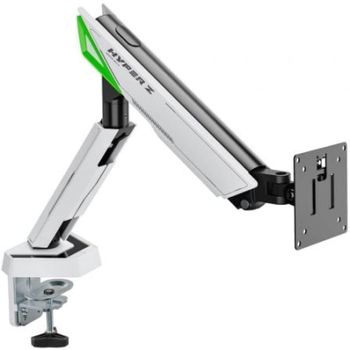 Soporte de Mesa Gaming Aisens DT49TSR-343 Blanco Contrapeso Giratorio Inclinable hasta 16kg 49