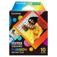 fujifilm instax square rainbow papel fotografico para camaras instax square 10 unidades