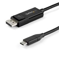 cable usb-c a displayport 14 - bidireccional 2 m usb tipo c displayport macho macho derecho