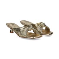 lodi sandalias con tacon mujer - plata talla 38
