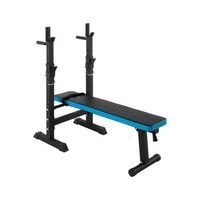 banco de pesas recto ajustable con soportes rebel active
