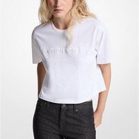 michael michael kors camiseta mk rhnstone t para mujer