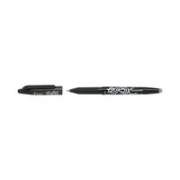 pilot frixion boligrafo negro de tinta borrable - 12 unidades