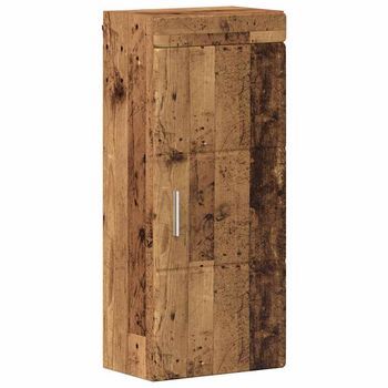 Armario De Pared Para Baño | Mueble De Baño Tulum Madera Vieja 37 X 24,5 X 86 Cm