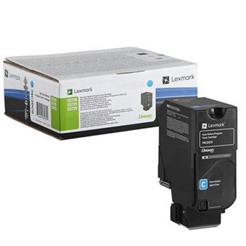Lexmark 74C2HC0 Cyan Original Extra High Capacity Return Program Toner Cartridge