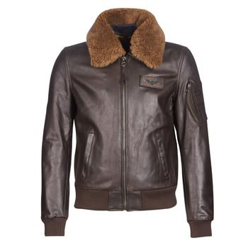 Redskins Cazadora de cuero COMMANDER STRIKING para hombre
