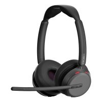 auriculares epos impact 1000 inalambricos bluetooth con cancelacion de ruido y microfono negros