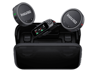 microfono - insta360 mic pro 2 tx  1 rx 2 emisores receptor cancelacion de ruido controlada por ia negro