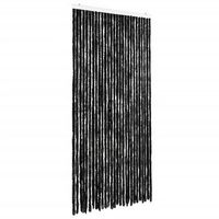 cortina mosquitera  mosquitera chenilla gris antracita 118x220 cm