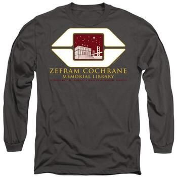Star Trek Camiseta manga larga Cochrane Library para hombre