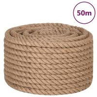 cuerda de yute 50 m de longitud y 24 mm de grosor vidaxl