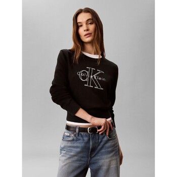 Calvin Klein Jeans Jersey Logo Outline Ls Top para mujer