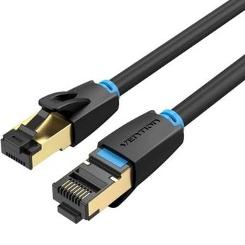 Cable de Red Vention IKABI Cat.8 3m SFTP RJ45 40Gbps 2000MHz Negro
