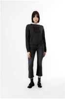 jersey de cuello redondo con logotipo be noir anthracite