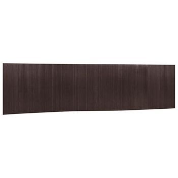 Biombo Divisor De Bambú Marrón Oscuro Ancho 800 Cm Alto 165 Cm Vidaxl