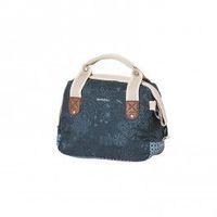 basil bolsa de manillar boheme indigo con cremallera 8 l