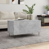 mesa de centromesa auxiliarmesa de cafe madera contrachapada gris hormigon 90x445x45 cm cfw773451