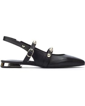 de MARTINELLI BAILARINA DESTALONADA MARTINELLI VIVIEN B181Z PIEL NEGRA NEGRO