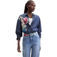 desigual pantalon pitillo denimwoodst 26wwdd06 para mujer