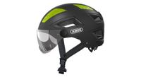 casco abus hyban 2 0 ace velvet grey con visera transparente