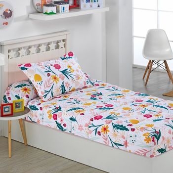Edredón Ajustable Cama 90 Infantil Y Cama 105 De 350 Gr Florenzia Color Único Talla Cama 90
