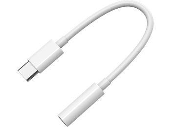 Adaptador USB-C a Jack - ISY IKA-1000, De 3.5 mm jack, Universal, Blanco