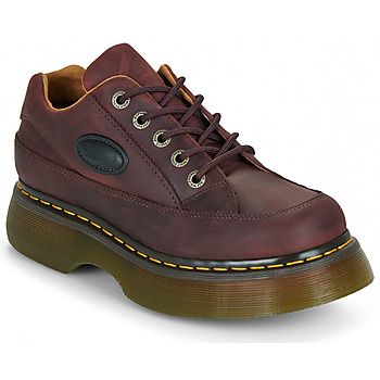 Dr. Martens Zapatos Mujer BUZZ 5 EYE SHOE CHERRY RED CRAZY HORSE para mujer