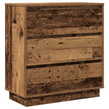 Armario De Noche Madera Vieja 71 X 34,5 X 75 Cm Vidaxl