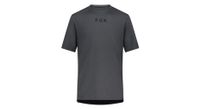 camiseta de manga corta fox ranger wordmark gris oscuro para hombre