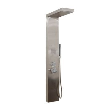 Panel De Ducha Con Rociador Cascata - Acero Inoxidable