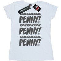 the big bang theory camiseta manga larga knock knock penny para mujer
